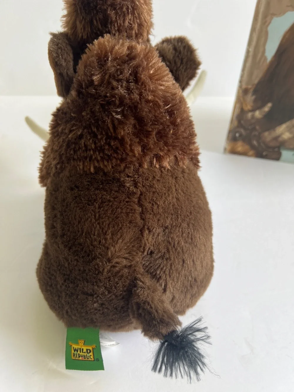 Wild Republic Woolly Mammoth Plush 9inches & Toby and the Ice Giants HC book